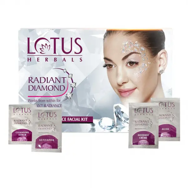 LOTUS Radiant Diamond Cellular Radiance Salon Grade Single FACIAL KIT