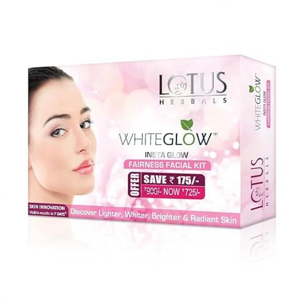 Lotus Herbals Whiteglow Insta Glow 4 In 1 Facial Kit, 37g