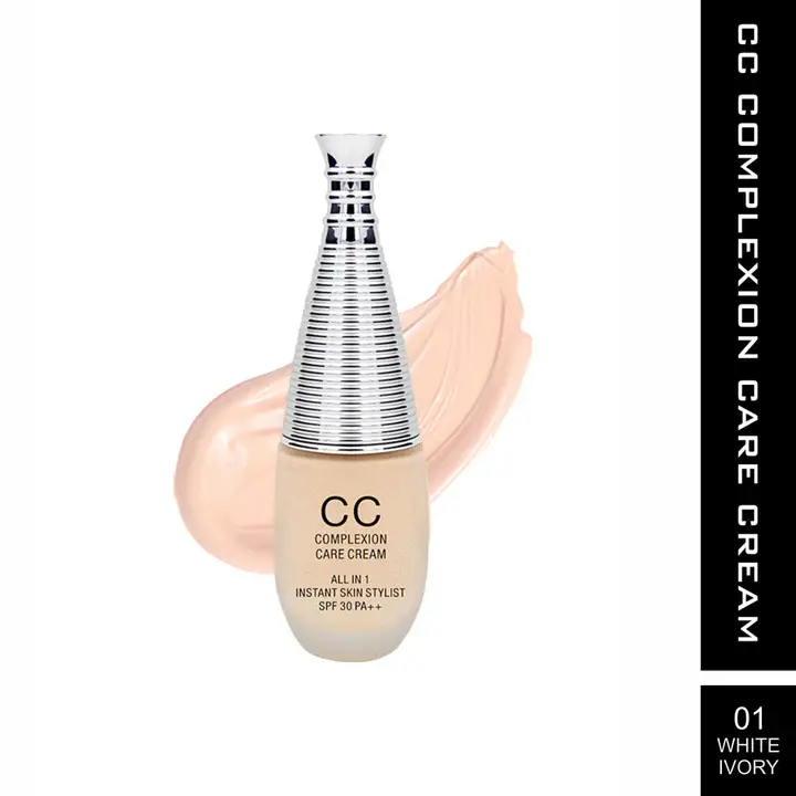 maliao CC Foundation Complexion Care Cream All in 1 Instant Skin Stylist Soft Ivory Foundation (White Ivory, 50 ml)