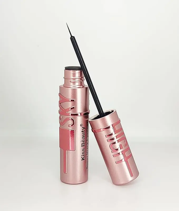 Kiss Beauty Matte Finish Eyeliner, Rich Intense Colour, Smudge-Proof, Water-Resistant, Quick Drying | Easy & Precise Application L Lasts Up To 10 Hours For Women - 01 Black