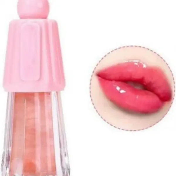 Umbrella Waterproof Long Lasting Pink Lip Gloss With SPF20 (8 ml, Strawberry Pack of 3 )