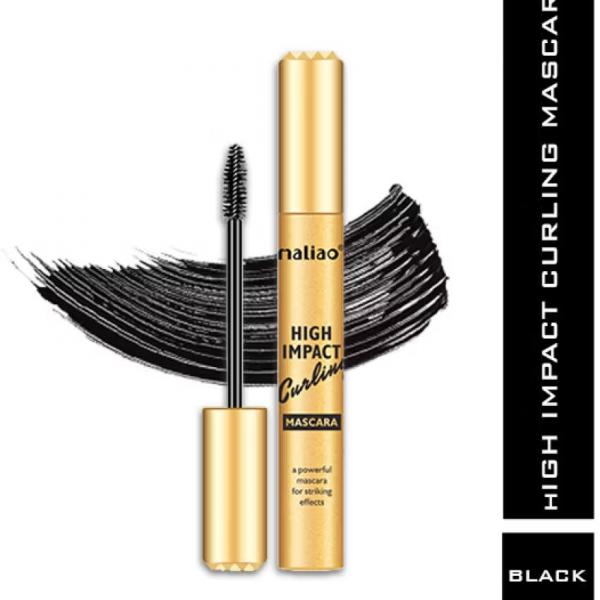 maliao High Impact Curling Mascara - Voluminous Lashes & Lasting Curl 10 ml (BLACK)