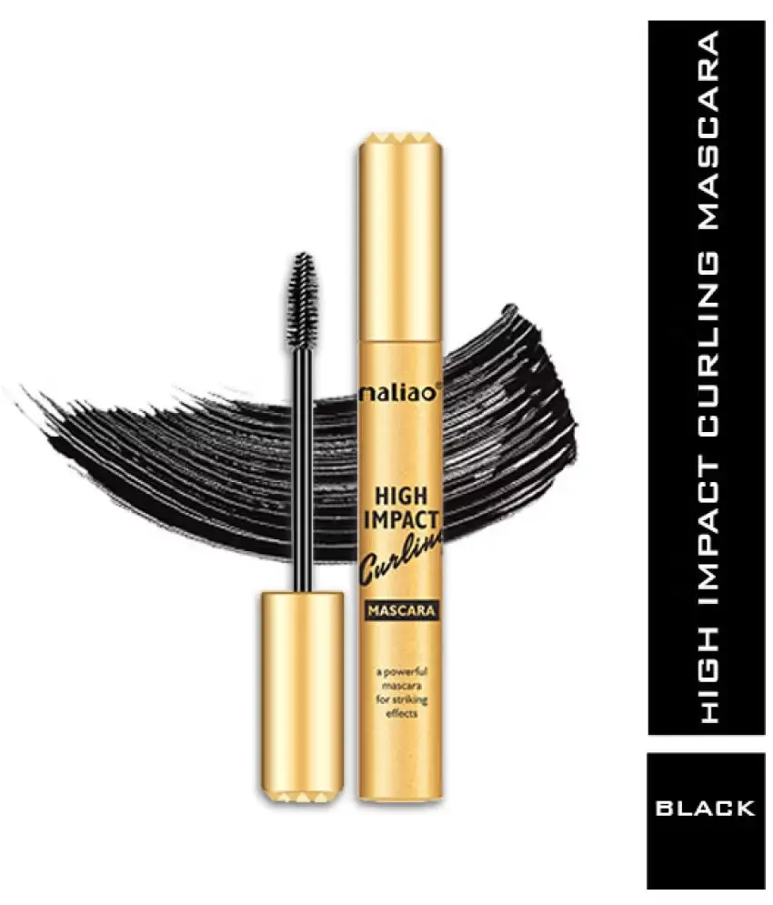 maliao High Impact Curling Mascara - Voluminous Lashes & Lasting Curl 10 ml (BLACK)