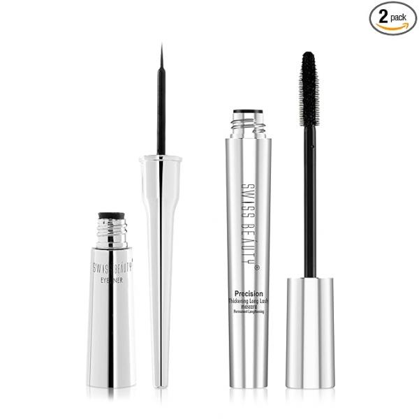 Swiss Beauty Power Pack Eye Combo - Eyeliner & Mascara