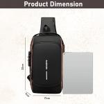 Bag For Men & Women Shoulder Bag USB charging bag Charging backpack with power bank Tech port Backpack