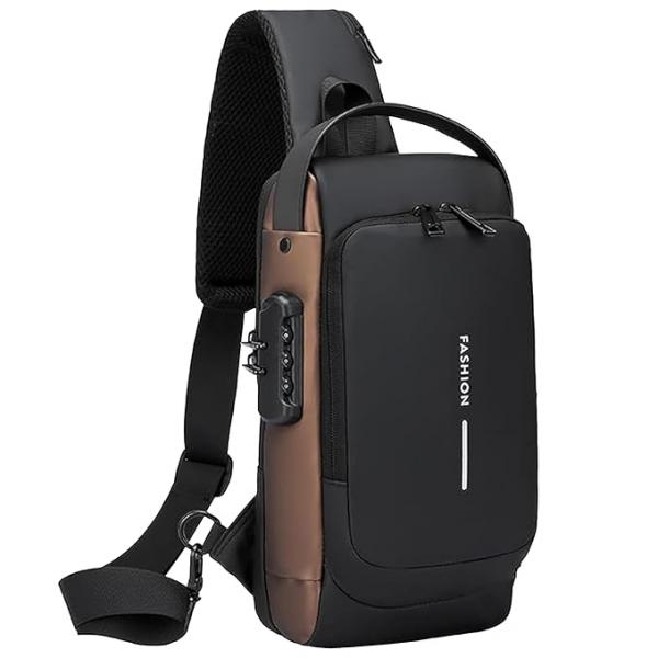 Bag For Men & Women Shoulder Bag USB charging bag Charging backpack with power bank Tech port Backpack