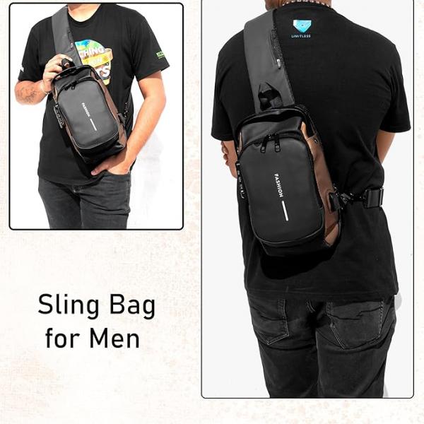 Bag For Men & Women Shoulder Bag USB charging bag Charging backpack with power bank Tech port Backpack