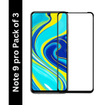 HD+ Edge To Edge Tempered Glass Mi 11X, Mi 11X 5G (Pack of 3)