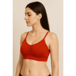 Radha Sport Cotton Stretch Slip On Sports Bra ( color not to be aqurated, Multicolor Pack of 3 )