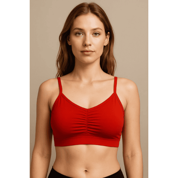 Radha Sport Cotton Stretch Slip On Sports Bra ( color not to be aqurated, Multicolor ) quality cotton hosiory material